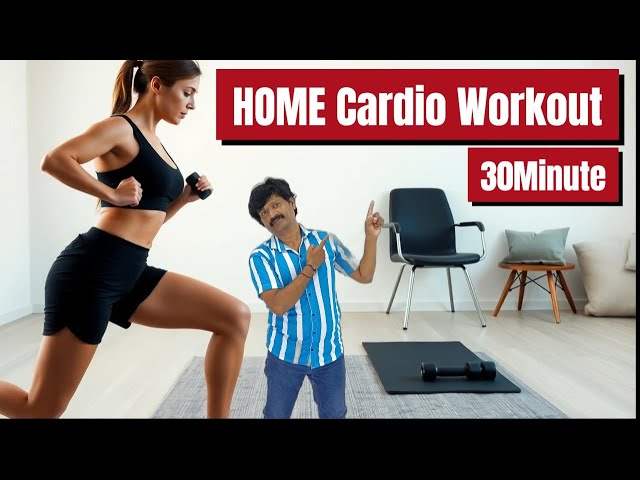 30Minute HOME Cardio Workout FOR Beginners