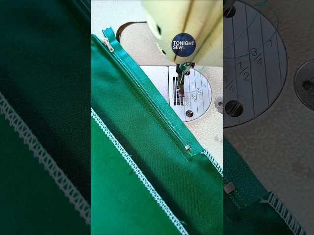 Easy sewing tricks for the perfect zipper #sewing #sewingtutorial #sewingtips #sewingforbeginners