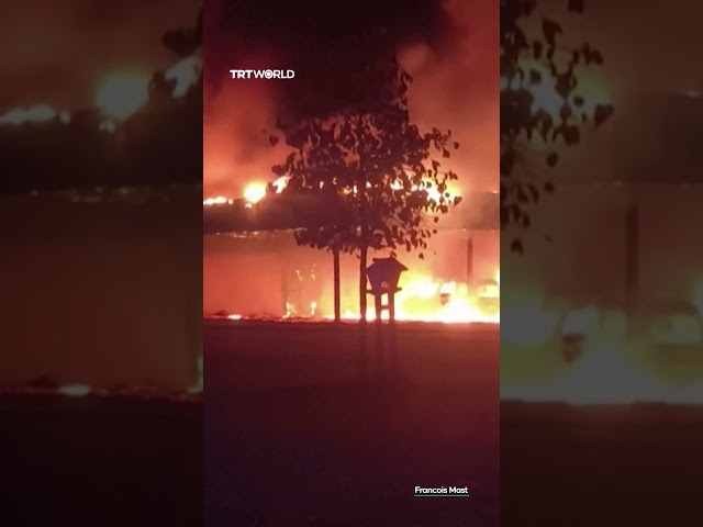Fire damages Metz school as French student protests spread