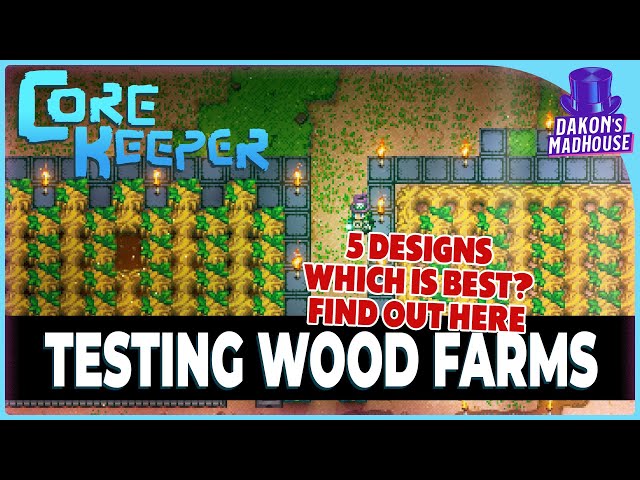 Finding The Best Wood Farm | Core Keeper 1.1