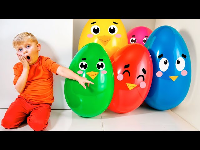 Surprise Eggs Adventure 🐣 Happy Easter Day + More with Oliver!