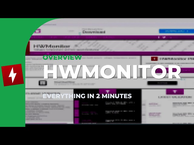 HWMonitor Overview: Real-Time PC Sensor Monitoring and Reports