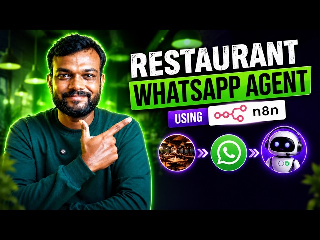 AI WhatsApp Agent for Restaurant Finance Automation | n8n Tamil | Digital Automation Academy