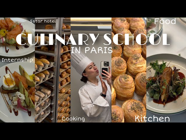 CULINARY SCHOOL IN PARIS VLOG| internship, Sunday Brunch, French restaurant, cooking, food,