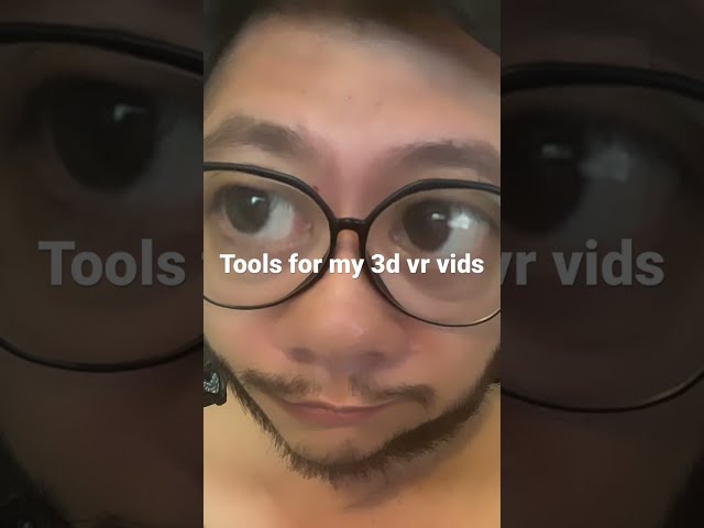 Tools and the most important thing used in 3D VR 180 video  #shorts #VR180