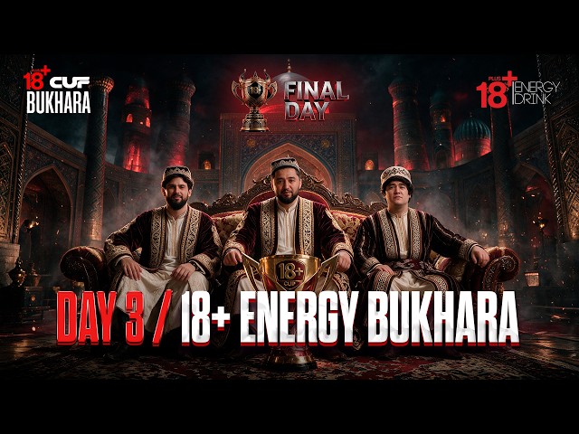 18Plus Energy Drink CUP BUXORO | FINAL KUN | 15 000 000 soʻm