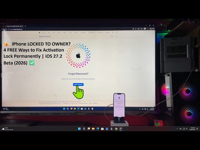 iPhone LOCKED TO OWNER? 🔓 4 FREE Ways to Fix Activation Lock Permanently | iOS 27.2 Beta (2026)✅