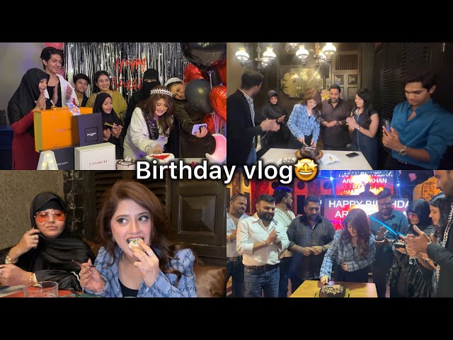 My Special Birthday Celebration With Loved Ones🎂🤩🎉 | Arishfa khan 