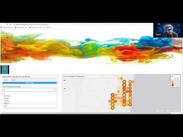 Leveraging R in Spatial Data Analytics and Webapps