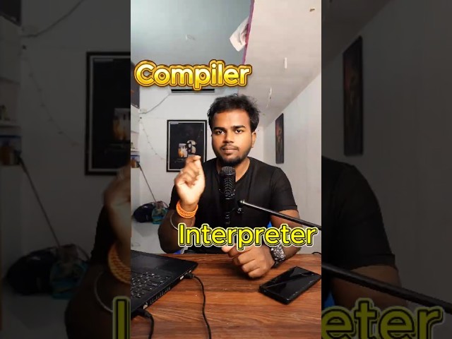 Compiler vs Interpreter Explained in 60 Seconds 🔥 | C, Java & Python | Programming Basics #shorts