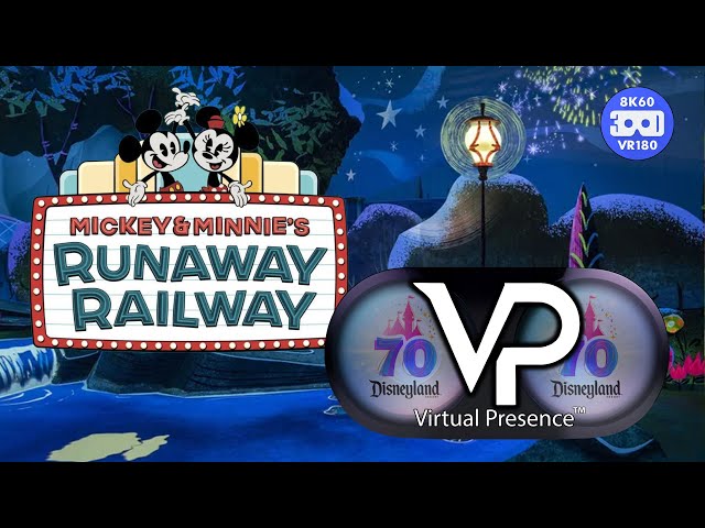 Mickey & Minnie's Runaway Railway! Disneyland Virtual Presence Exclusive! 8k60!