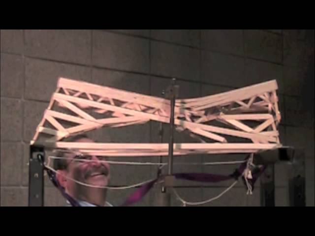 Dunwoody College Engineering Drafting & Design - Bridge design and destruction 1 of 2