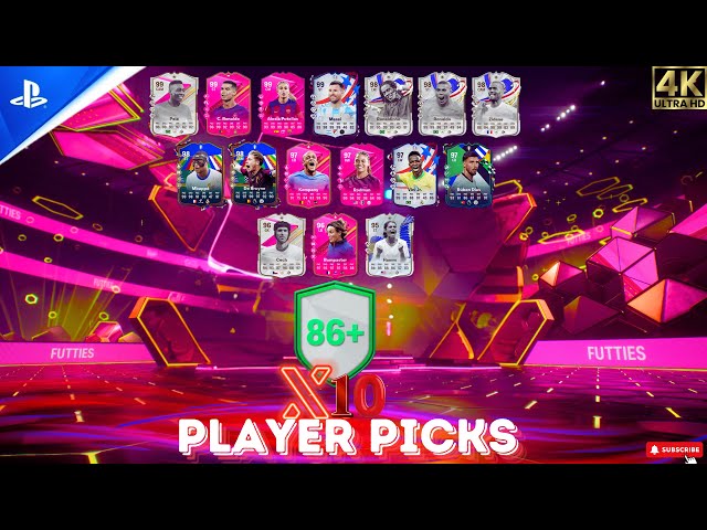 I Crafted and Opened 10 86+ Player Picks For Pre Season FC 24 Ultimate Team!