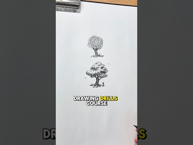 Stop trying to draw every leaf!