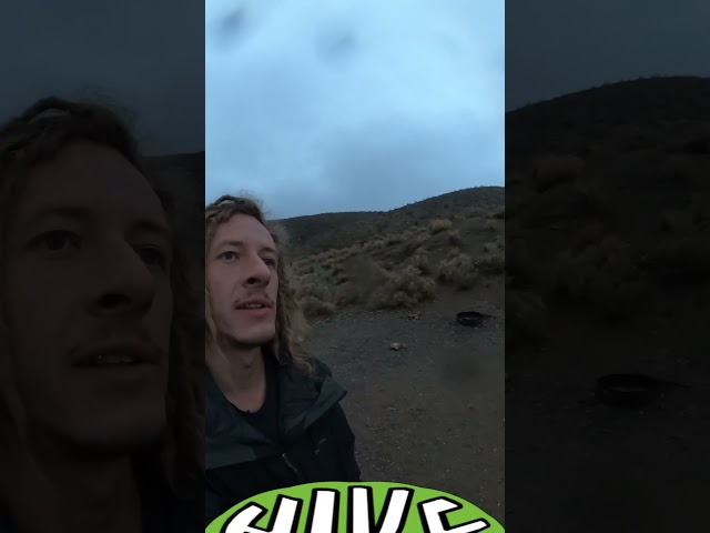 Rare snows in Death Valley National Park, CA (Hike 360° VR Video)