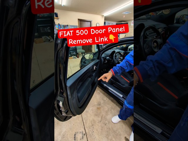 Link👉FIAT 500 Door Panel Remove 👉 #fiat #fiat500 #fiatabarth #easy #help #fix #mechanic #doorpanel
