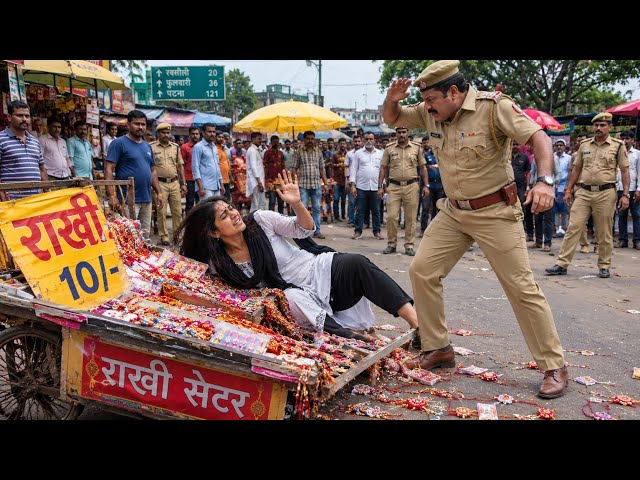 A simple girl was on her way to tie a Rakhi for her brother, police misbehaved... then the IPS of...
