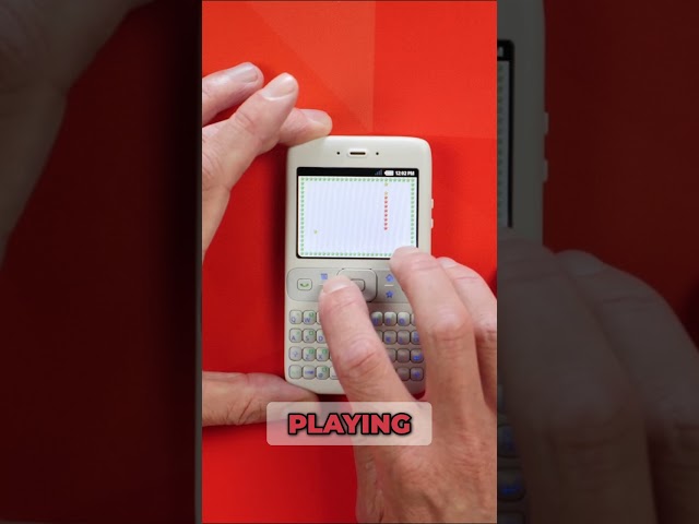 Google Sooner: Snake on the FIRST Android Device #shorts