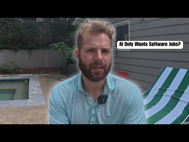 Why Are Only Software Jobs Being Replaced By AI?