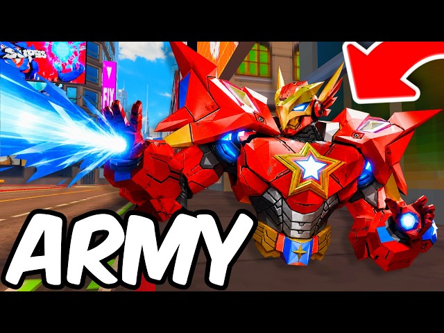 I Led A MECHAMAN ARMY To Defeat EVERY BOSS In HERO X HERO VR..