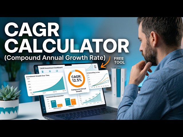 CAGR Calculator | Find Your Real Investment Growth Rate (2026)