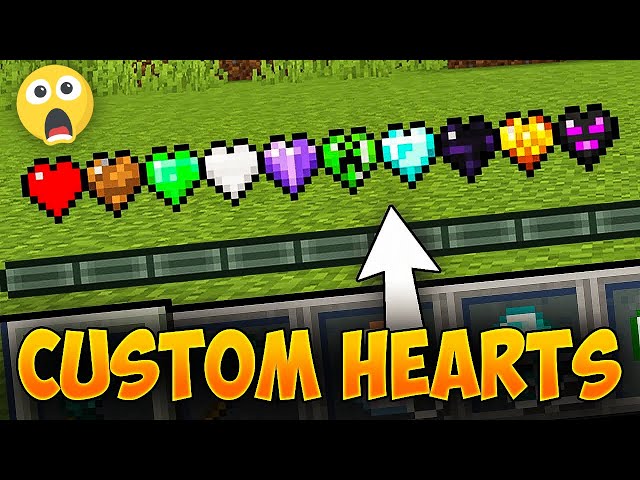Minecraft, But there are Custom Hearts...