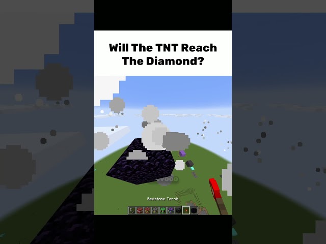 Will The TNT Reach The Diamond?