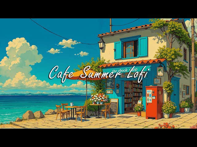 Cafe Summer Lofi 🌥️ Chill Healing Your Soul 🌊 Lofi Hip Hop to study / relax / work