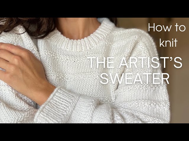 The Textured Sweater For Adventurous Beginners 🎨 (top-down, seamless)