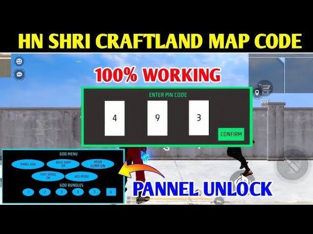 HN SHIRI CRAFTLAND MAP CODE 🤔 | CRAFTLAND HACK CODE || 🔥