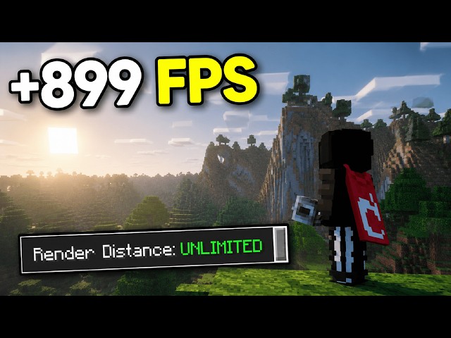 TOP MODS que irá AUMENTAR O FPS DO seu MINECRAFT +899 FPS 🔥 No Lag (Best Performance) #minecraft