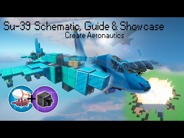 Su-39 The Flying Tank |Schematic Guide & Showcase | Create Aeronautics | Create Propulsion Simulated