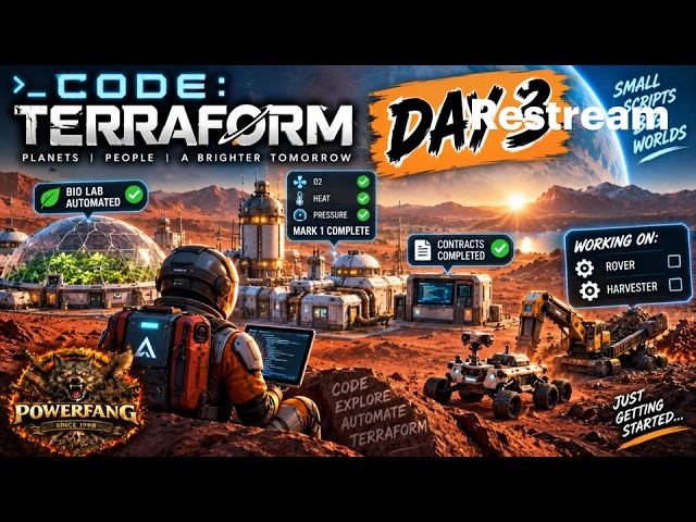 Day 3 : 🔴 CODE: TERRAFORM – Coding an Entire Planet | First Playthrough