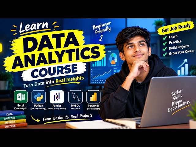Logic build in python function, data analytics full course 