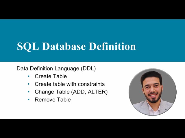 2- SQL DDL | Create, Update, Remove Tables in Database | شرح قواعد بيانات عربى