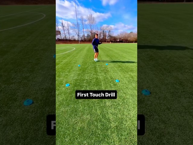 Simple First Touch Drill #soccer #football