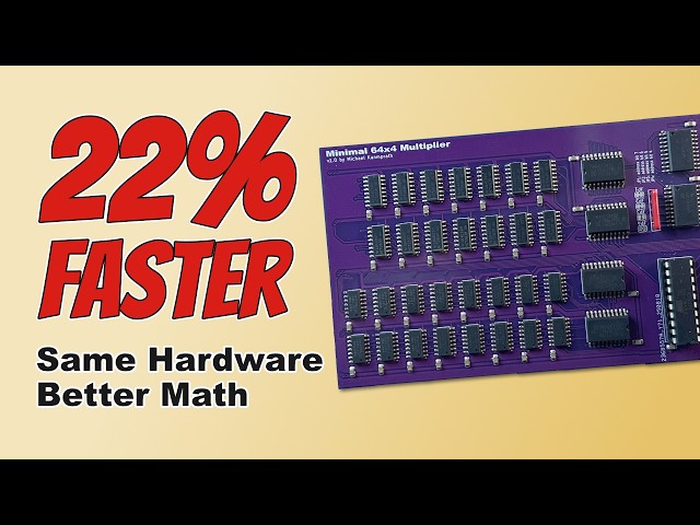 I Made My Multiplier Card Faster Without Touching It