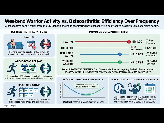 Weekend Warrior Physical Activity and Osteoarthritis | JSSM Podcast (EN)