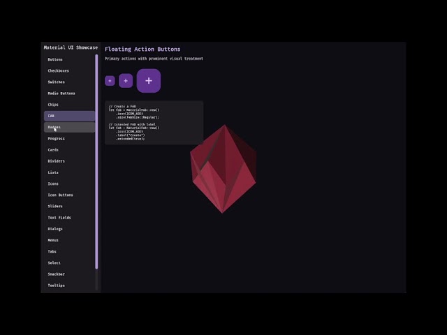 Material UI on Bevy 0.17.3