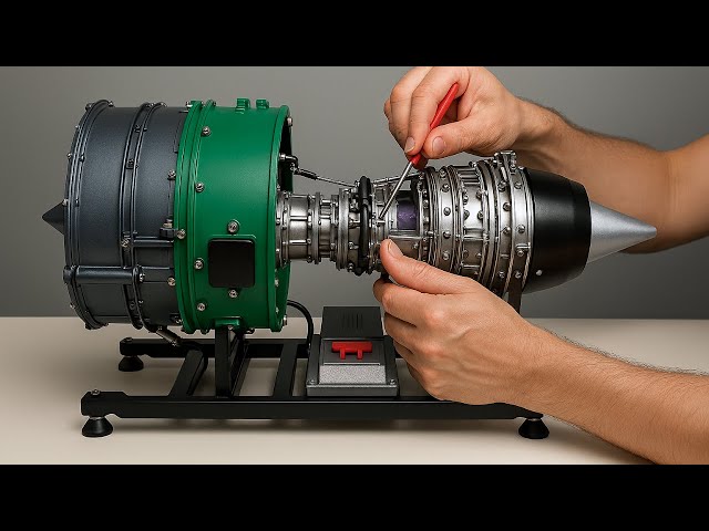 I Built a Turbofan Engine Model – Full Metal Jet Engine Kit