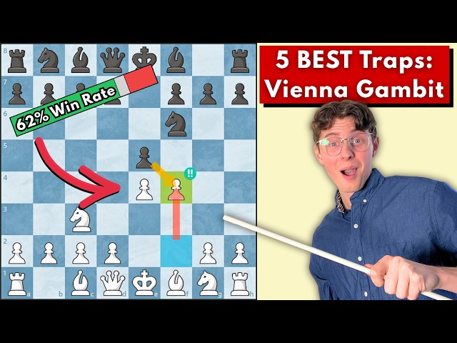 5 Best Chess Opening TRAPS in the Vienna Gambit