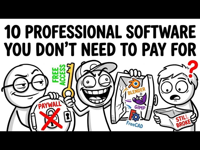 10 Professional Software You Don't Need To Pay For