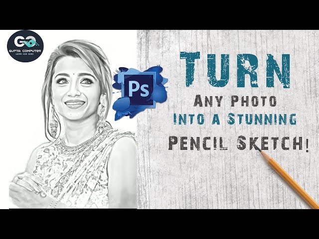 Turn Any Photo Into a Stunning Pencil Sketch!