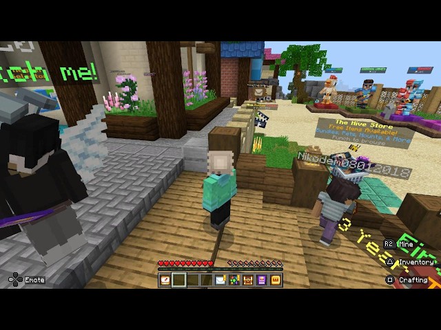 I play Minecraft Bedwars and stuff