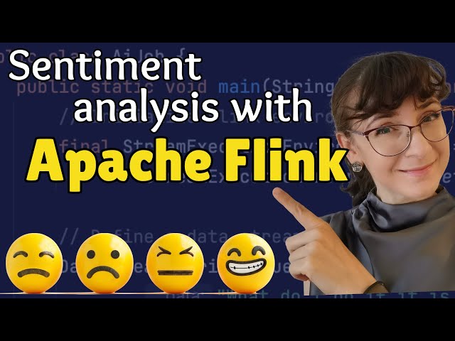 Apache Flink for sentiment analysis with Hugging Face model on Amazon SageMaker | Complete code