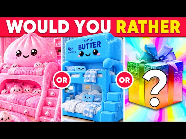 Would You Rather...? 💖 Pink, 💙 Blue or 🌈✨ Mystery Color | Luxury Edition