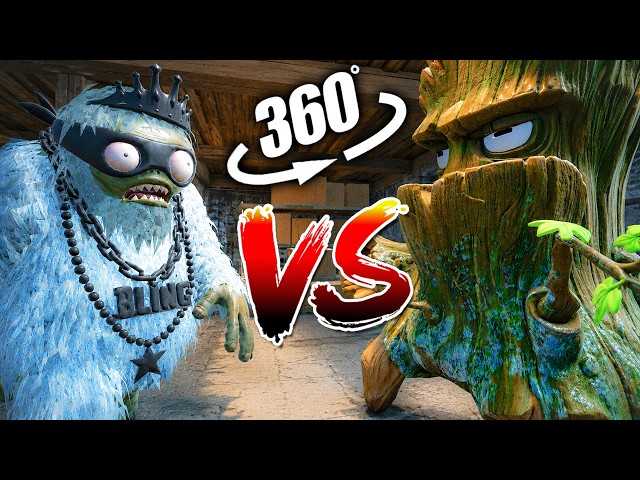 PVZ TREE VS YETI | VR / 4K | PVZ MEME