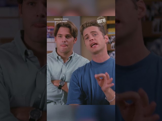 Does Brandon Walsh have a new crush?! #beverlyhills90210 Now Streaming on Paramount+ #shorts