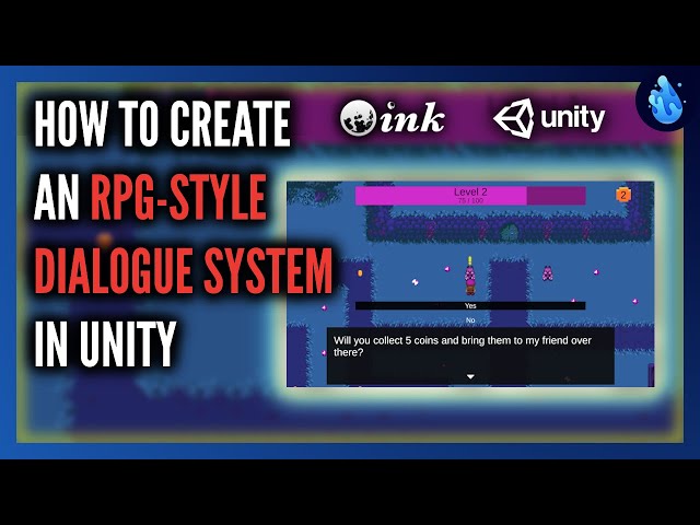 How to create a Dialogue System in Unity | RPG Style | Unity + Ink Tutorial 2025
