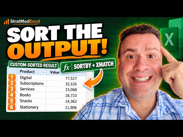 Sort Excel Tables by Your Own Rules (Not Alphabetical)